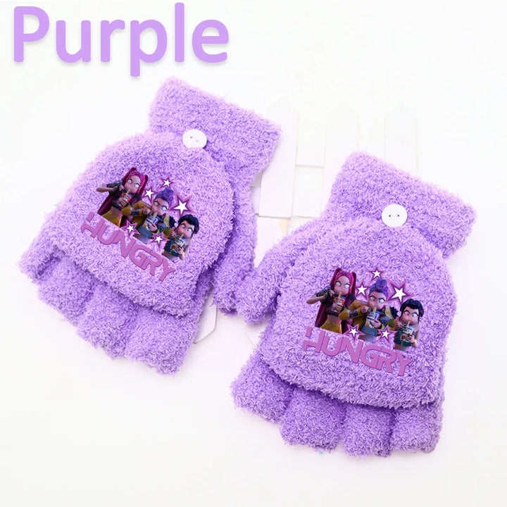 Gants KPop Demon Hunters Hungry Violet