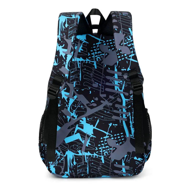 Sac à Dos Ecole KPop Demon Hunters Saja Boys Bleu 3 Pièces — photo 4