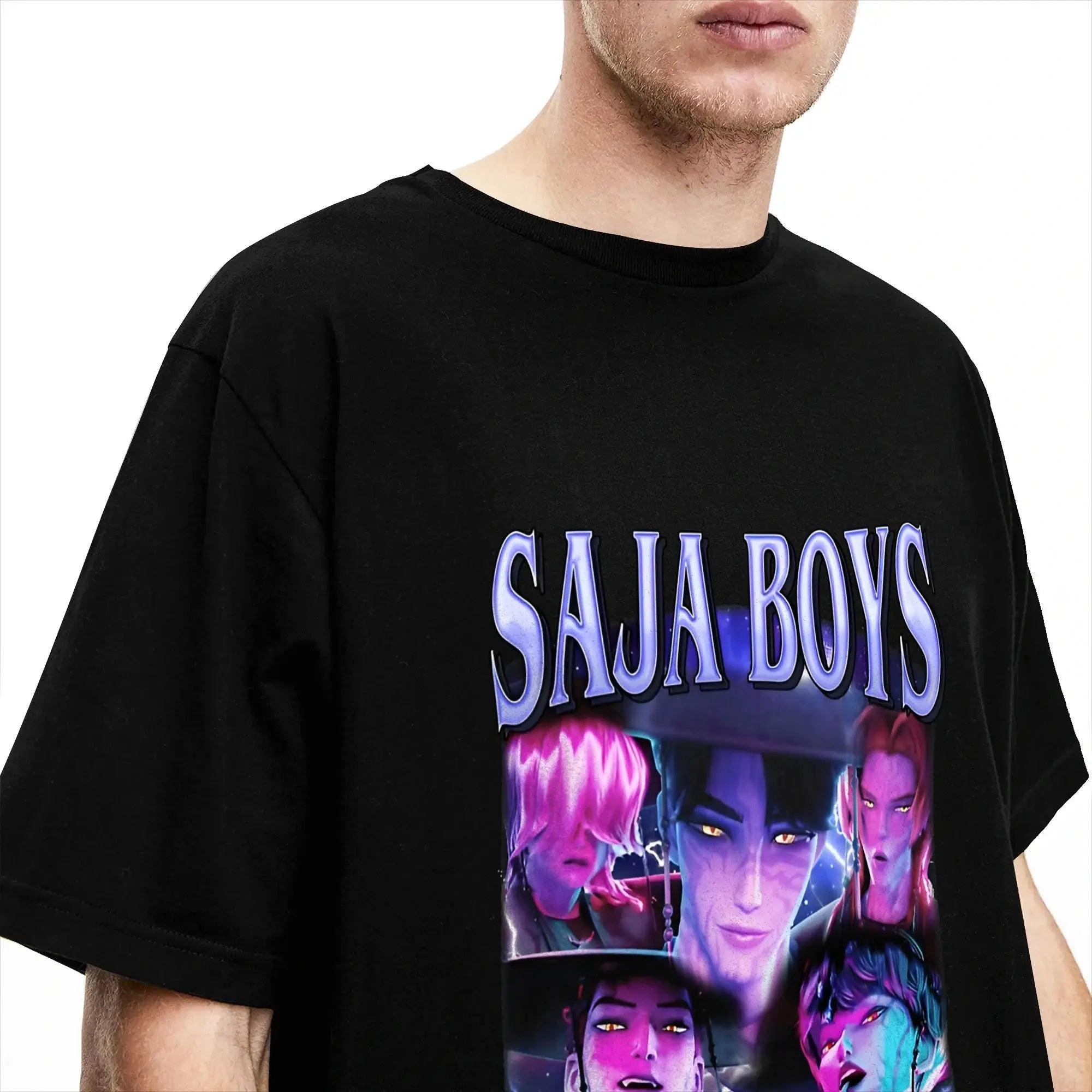 T-shirt KPop Demon Hunters Saja Boys Démons — photo 3