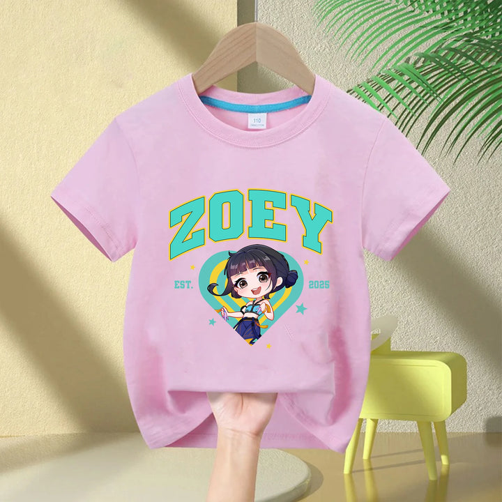 T-shirt Enfant KPop Demon Hunters Huntrix Zoey Rose