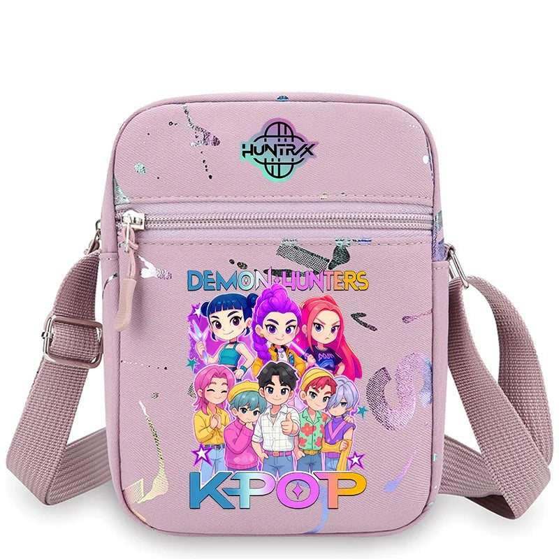 Sac Bandoulière KPop Demon Hunters Huntrix Et Saja Boys Violet