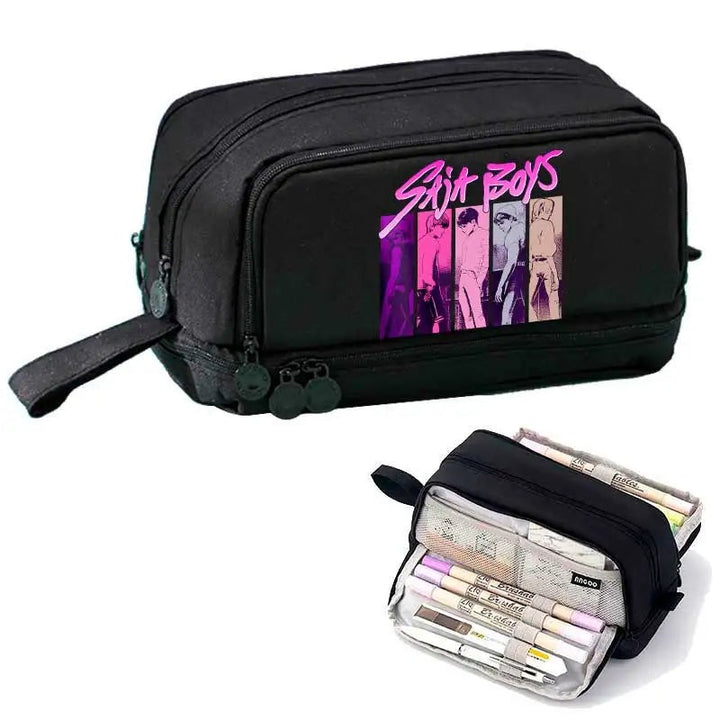 Trousse Scolaire KPop Demon Hunters Jinu Abby Mystery Romance Baby