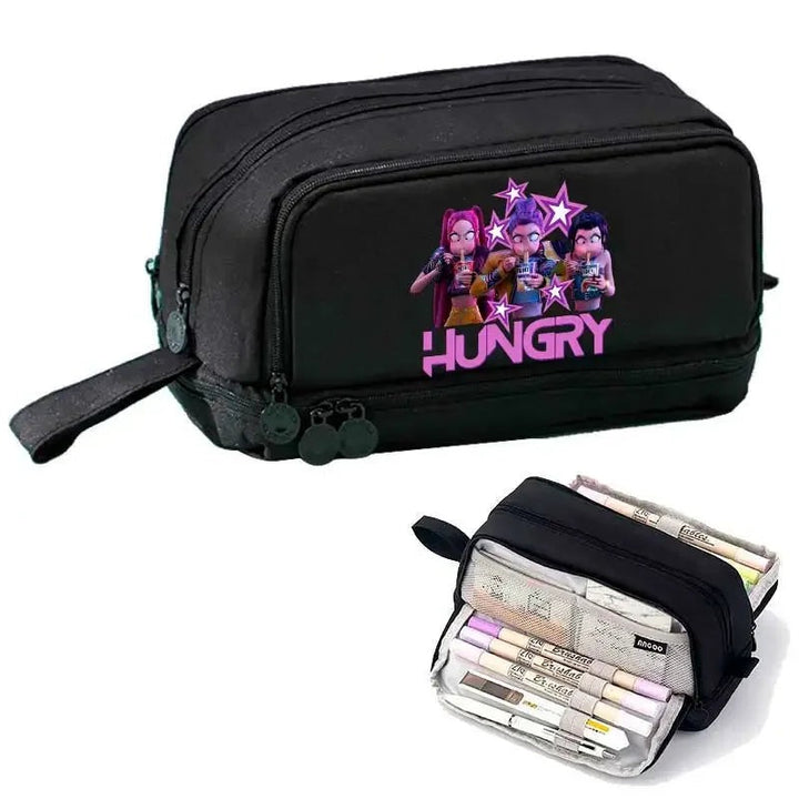 Trousse Scolaire KPop Demon Hunters Hungry