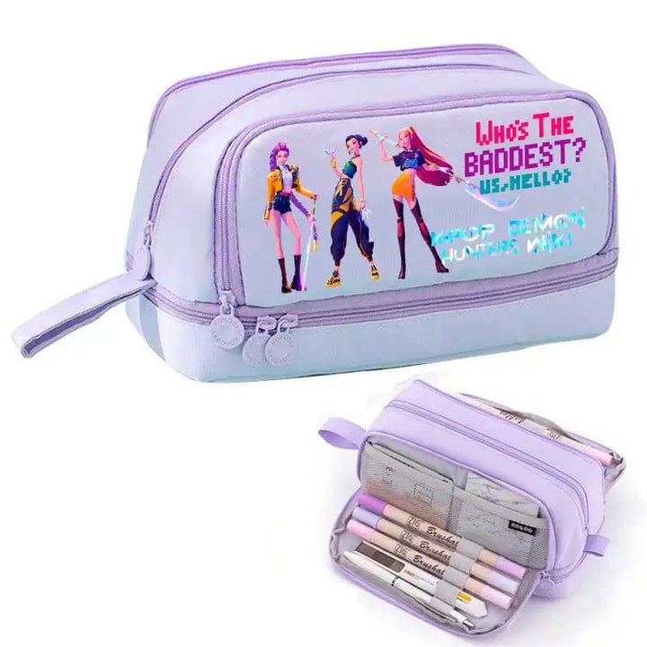 Trousse KPop Demon Hunters Violet